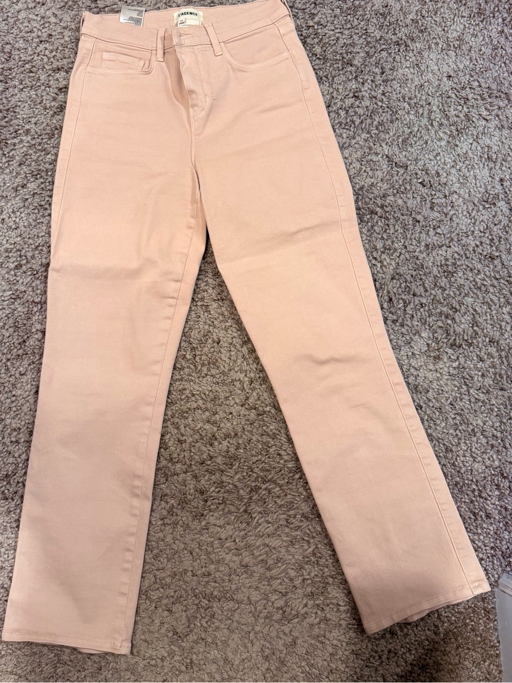 Women's L’Agence  Blush Color Cigarette Ankle Jeans